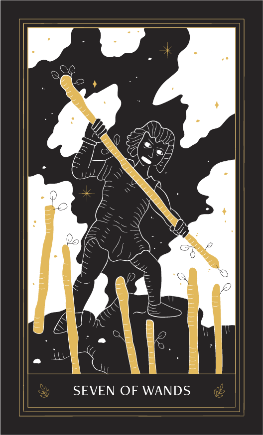 Seven of Wands